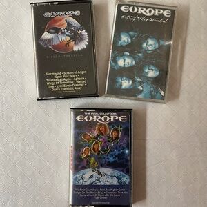 EUROPE - 3 1980’s vintage cassettes